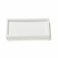 Long incense plate, white, incense plate, incense plate, 736351, Shoeido