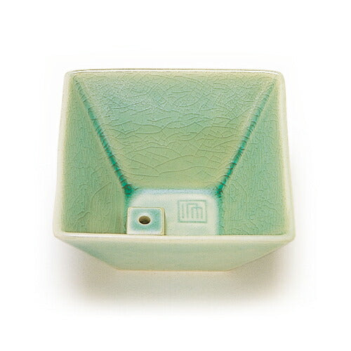 Incense rimware, Celadon color, Incense stick, 75016 Nippon Kodo Incense dish