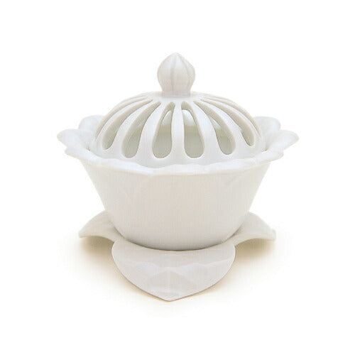 Incense burner Arita -grilled white porcelain type Ocaro Kaenka 79155 Nippon Kodo NIPPON KODO Facer [DOMESTIC SHIPPING ONLY]