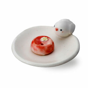 Mino ware White Boncho Incense Bread & Incense Bread Incense Burner Incense Bread Incense Bread Incense 79828 Nippon Kodo