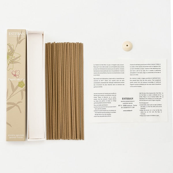 ESTEBAN Incense Stick Esprit de Te 98866 Nippon Kodo Incense Stick Incense Stick For Gift