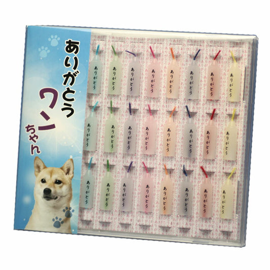 谢谢狗CD盒，包括迷你蜡烛，蜡烛，koike蜡烛