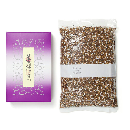 お焼香 菩提香（ぼだいこう）250g詰 紙箱入 焼香 410421 松栄堂