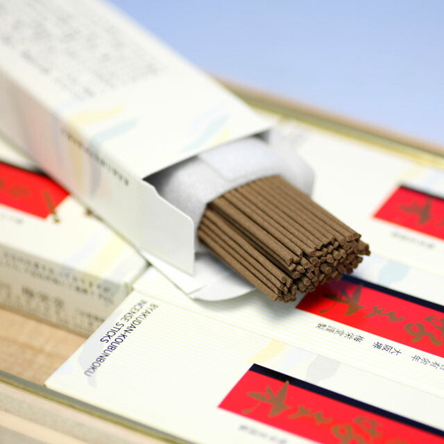 白檀好文木短寸玫瑰6盒装桐盒线香礼品10530 baieido