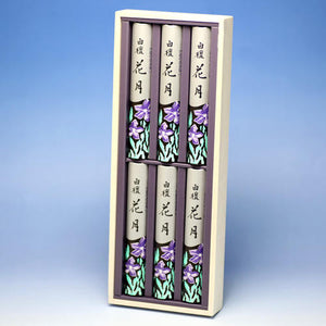 微香 白檀 花月6入 木箱入 832 お線香 孔官堂