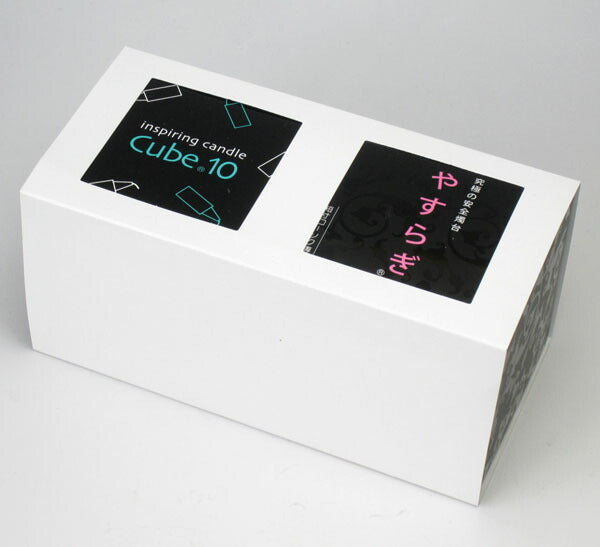 Cube10と燭台やすらぎセット candle ミニローソク gift ローソク 東海製蝋 TOKAISEIRO