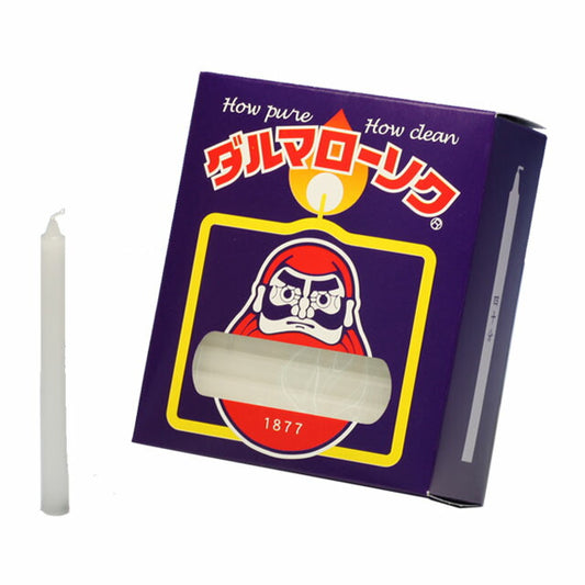 달마 소형 번호 7.5/80 촛불 토카이 왁스 104-01