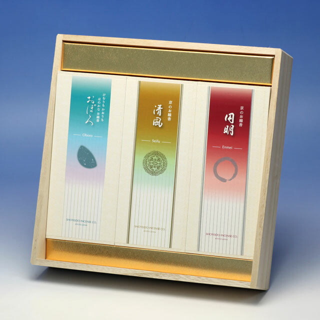 Seifu Enmei Oboro M案件3包Paulownia Box box cass cass insences shoeido shoeido [仅家庭运输]