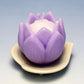 Flower-shaped candle Fleur (with bowl) Candle Candle 148-01 Tokai wax