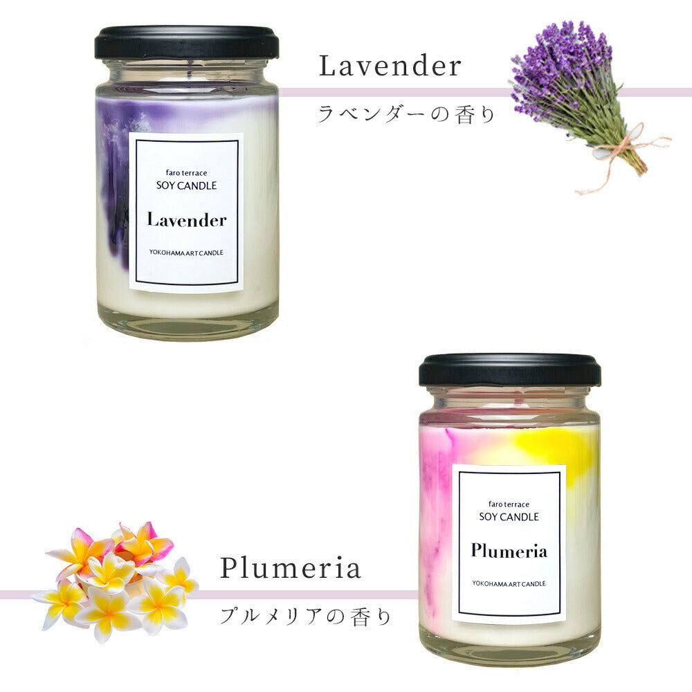 ソイビルジキャンドル（綿芯） アロマキャンドル【domestic shipping only】