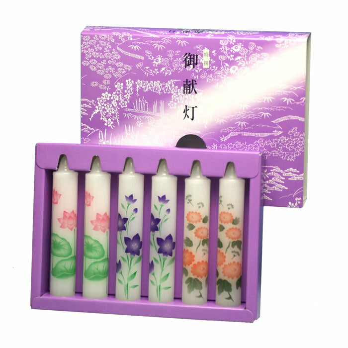 Presentation lamp No. 8, 6 candles, Tokai wax 160-02