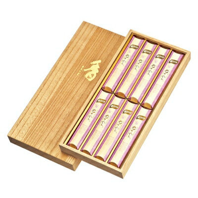 花纱香（烟控）短寸玫瑰8箱装桐盒线香礼品用144k baieido