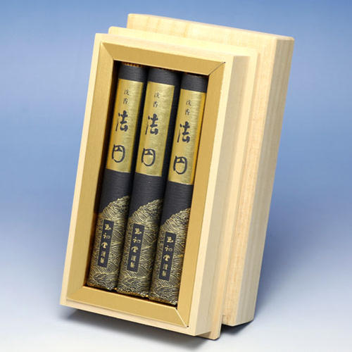 Promise series in a short size 3-sized paulownia box, agarwood, mona, short size 3-sized paulownia box, incense, incense stick, gift, 6283 Tamahatsudo