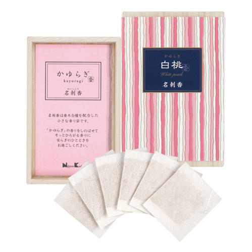 Yuragagi Hakuto Circle Card Ko Kiri Box 6 Incense 38471 Nippon Kodo NIPPON KODO Smell Bag