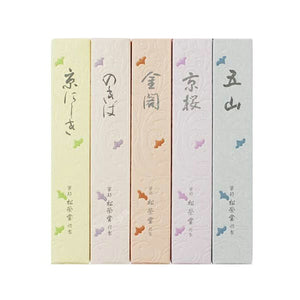 kokoro kokoro kokoro 5種5種香料禮品matsueido shoyeido 124005