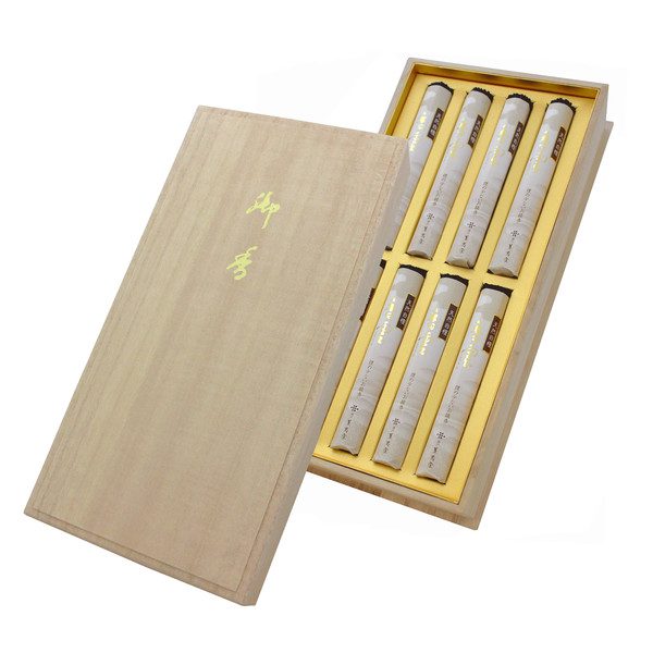 Kouno Paulownia Box, Short Size 8 Pack, Incense Sticks, Gifts, 5003, Koujudo Incense Sticks [domestic shipping only]