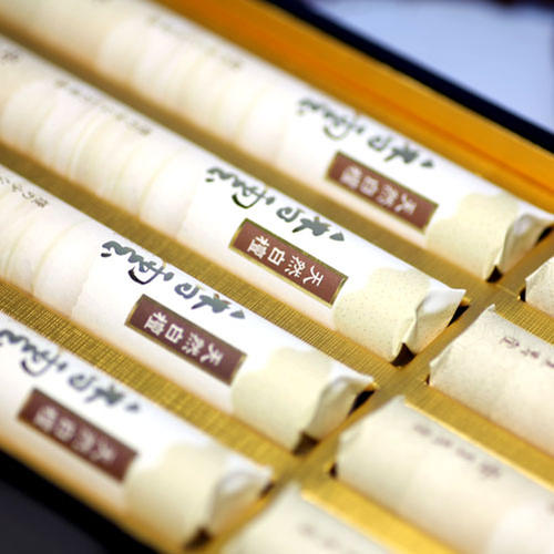 Incense Cloud, paulownia lacquer box, short size 8 pieces, incense sticks, gift, 5004, Koujudo, incense sticks