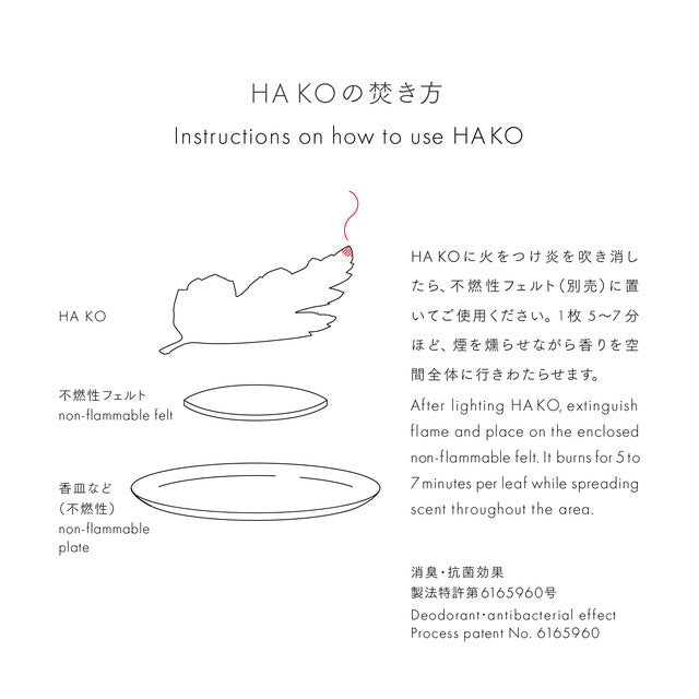 Ha ko mat (비 염증성 펠트) 향 1819 Kaorujudo