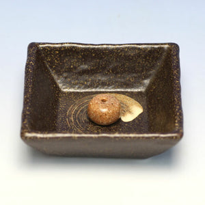 美濃焼 月あかり 香立付香皿 お香 線香 香立 香皿 香炉 薫寿堂