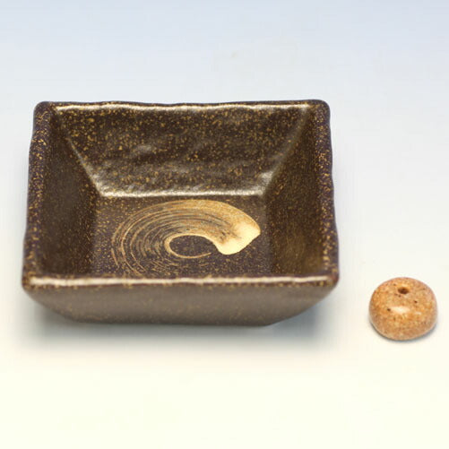 Mino ware Moonlight Incense dish with incense holder Incense stick Incense holder Incense burner Incense burner Koujudo [domestic shipping only]