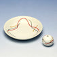 Arita ware, flower hairstyling <White Myo> Incense plate with incense plate, incense plate, incense plate, Koujudo 3189