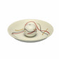 Arita ware, flower hairstyling <White Myo> Incense plate with incense plate, incense plate, incense plate, Koujudo 3189