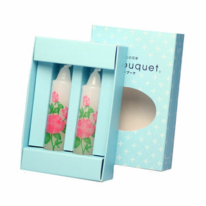 La Bouquet（ラ・ブーケ）ローズ 2本入 ろうそく 東海製蝋