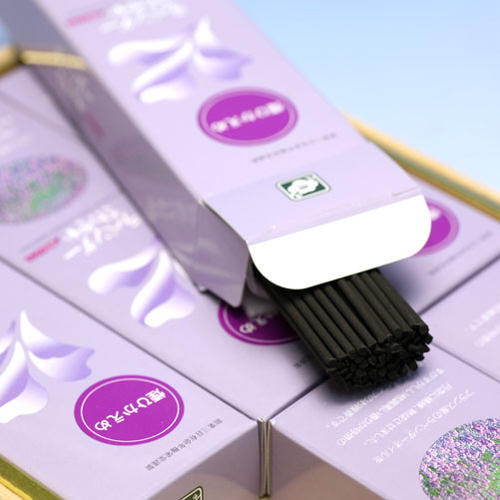 Lavender refreshing (smoke remedy) Short rose 6 boxes of paulownia box incense sticks for gifts 183k baieido