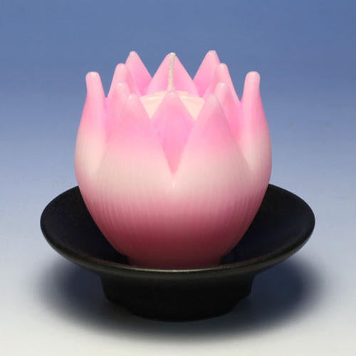Flower type candlestick (with bowl) Set of 2 CANDLE GIFT  TOKAISEIRO