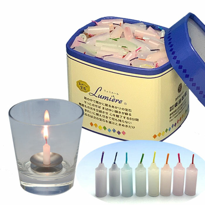 リュミエールと燭台やすらぎセット candle ミニローソク gift ローソク 東海製蝋 TOKAISEIRO