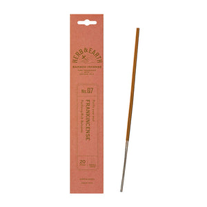 H＆E（ハーブ＆アース） バンブーインセンス フランキンセンス 20本入 Incense  70007 日本香堂
