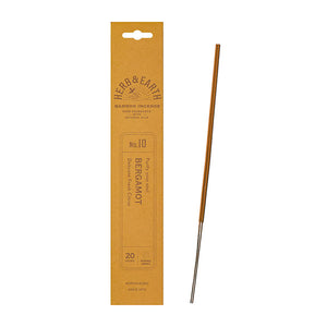 H＆E（ハーブ＆アース） バンブーインセンス ベルガモット 20本入 Incense  70010 日本香堂