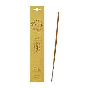 H＆E（ハーブ＆アース） バンブーインセンス ジャスミン 20本入 Incense  70011 日本香堂