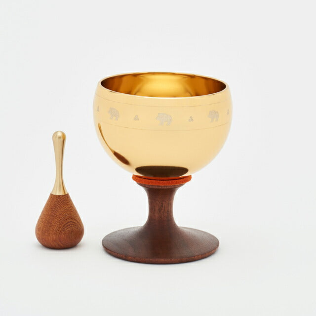 優凛 おまもりん 干支飾り 金メッキ 山口久乗【domestic shipping only】