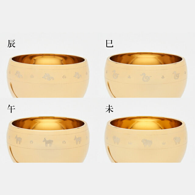 優凛 おまもりん 干支飾り 金メッキ 山口久乗【domestic shipping only】