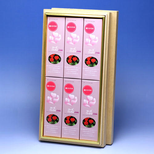 玫瑰（煙）短 - 尺寸玫瑰6盒Kirigaku Kiri盒刀片禮品193K Umeido [僅家庭運輸]