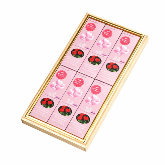 玫瑰（烟）短 - 尺寸玫瑰6盒Kirigaku Kiri盒刀片礼品193K Umeido [仅家庭运输]