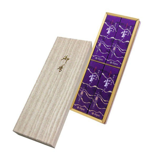 Ruby treasure Japanese wind paper box short dimension 4 entry line fragrance gift 5051 Kaorujido