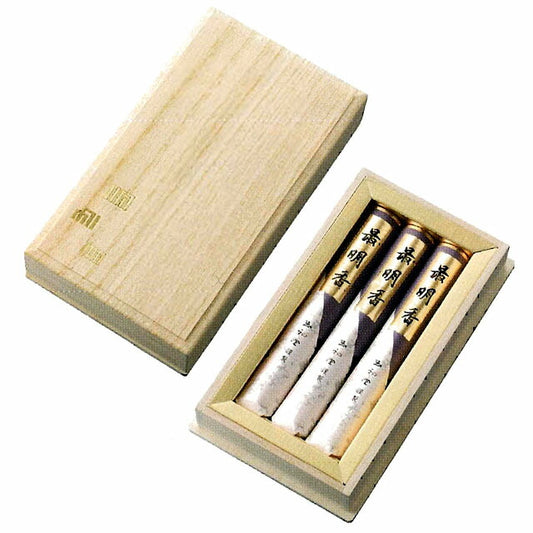Small gift in a paulownia box with a short size 3-sized paulownia box, traditional fragrance, Saimeika, short size 3-sized paulownia box, incense, incense stick, gift 6331 Tamahatsudo