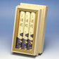 Small gift in a paulownia box with a short size 3-sized paulownia box, incense sticks with little slurping, water, Seikan, short size 3-sized paulownia box, incense sticks, incense sticks, gifts, 6282 Tamahatsudo