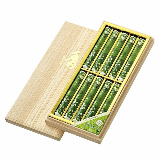 Senka tea (smoke) short -dimensional smaller 10 granted paulownia box for pum 290k Umeido