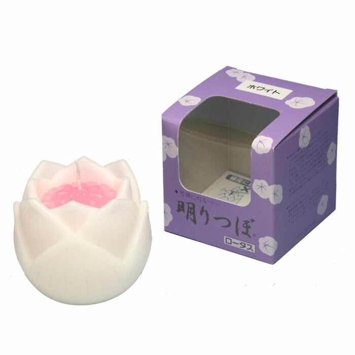 Flower-shaped candle Lighting candle (no container) Candle Candle 141-01 Tokai wax