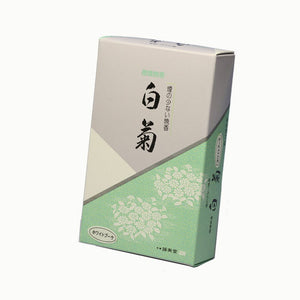 미세 흡연 향 시리즈 미세 연기가 자욱한 향 시라 키쿠 (흰색 부케) 125g