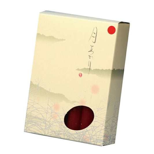 Moon Akari (두꺼운) 3 시간 (주홍색) 양초 131-14R Tokai Wax