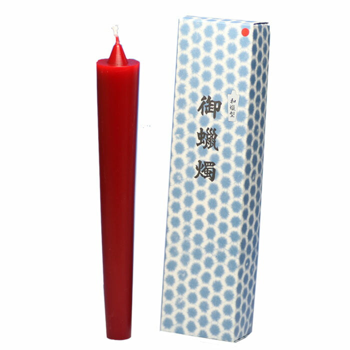 和蜡型蜡烛（朱）60号2支蜡烛164-14r东海制蜡