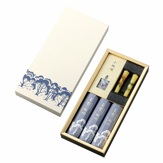 三型和两种味的香礼品香棒的香icess木材，小粉红色坦雷香木和两种蜡烛蜡烛各种化妆品纸盒香棒蜡烛蜡烛礼品蜡烛6321 tamahatsudo