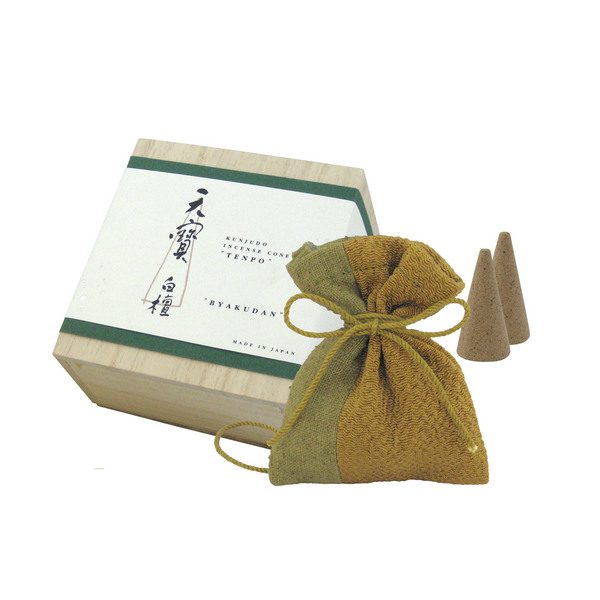 天寶 白檀（てんぽう びゃくだん） 円錐形 お香 線香 1120 薫寿堂