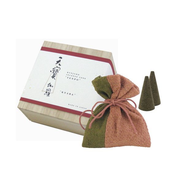 天寶 伽羅（てんぽう きゃら） 円錐形 お香 線香 1118 薫寿堂