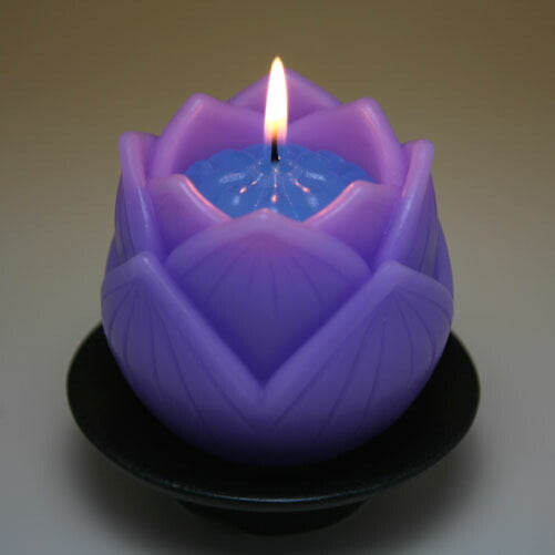 花型ローソク 明りつぼ（器付）2個セット candle gift ろうそく ローソク 142-01s 東海製蝋 TOKAISEIRO