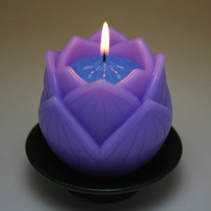 Flower-shaped candlestick (with bowl) Set of 2 CANDLE GIFT candle candles 142-01S TOKAISEIRO